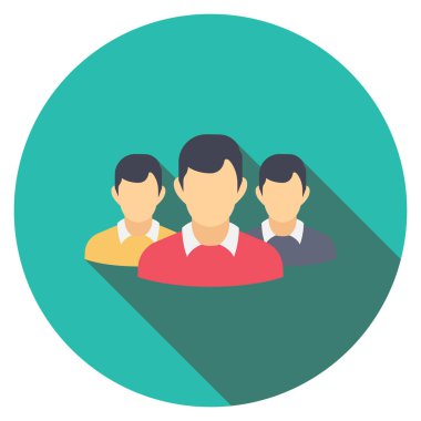 Takım & ofisi için Yönetim Düz simgeleri 