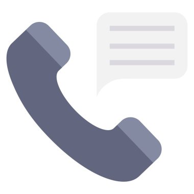 Hizmet & yardım satırı için İş Görüşmesi Düz simgeleri 