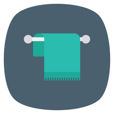 Asılma ve tuvalet için sağlıklı yaşam simgesi 