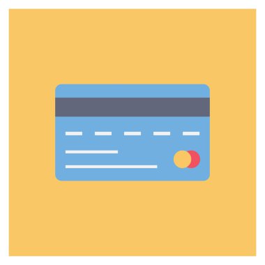Money Flat icons for card  & debit card