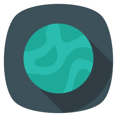 Planets Flat icons for galaxy & space 