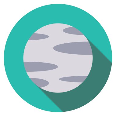 Planets Flat icons for planet  & galaxy