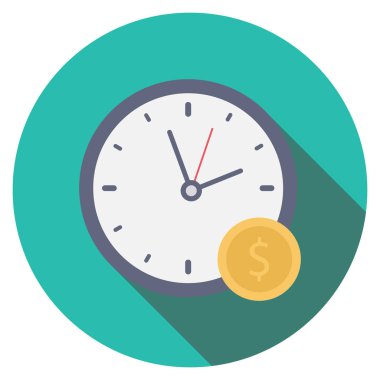 Ödeme & dolar için Başlangıç Düz simgesi 