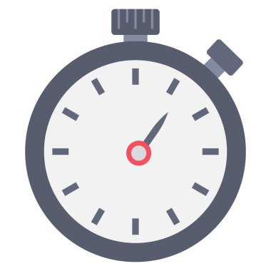 Saat & geri sayım için Yönetim Düz simgesi 