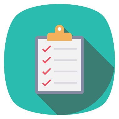 Görev listesi ve kutucuğu için Görev Görüşmesi Düz simgesi