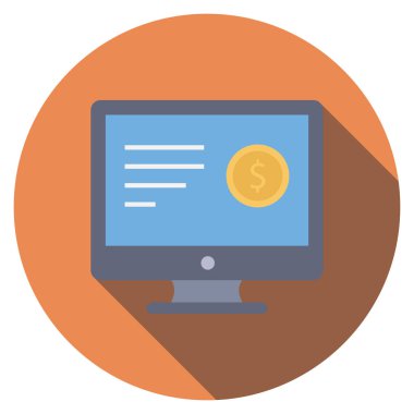 Money Flat icons for online  & shopping 