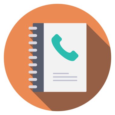 Management Flat icon for file  & notebook 