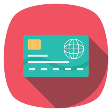Money Flat icons for debit  & card 