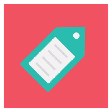 Etiket & etiketi için Yönetim Düz simgesi 