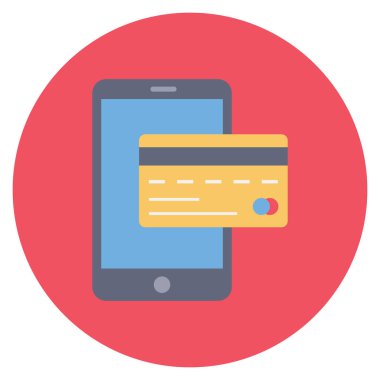 Banka & ödeme için Para Düzlüğü simgeleri 