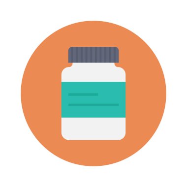 Protein ve vitaminler için saglikli yasam simgesi