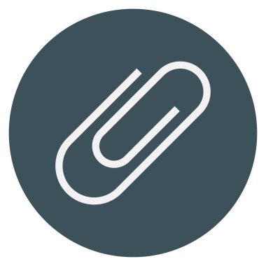 Management Flat icon  for attach  & file 