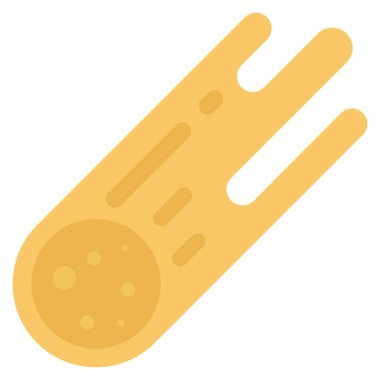 Planets Flat icons for fireball  & debris