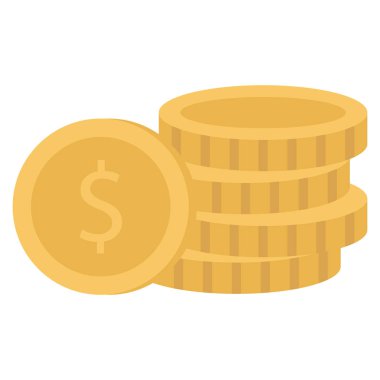 Para ve para için Yönetim Düz simgesi 