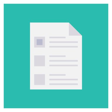 Management Flat icon  for check list  & task list 