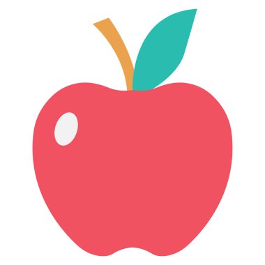 Meyve ve ve yiyecek için saglikli yasam simgesi 