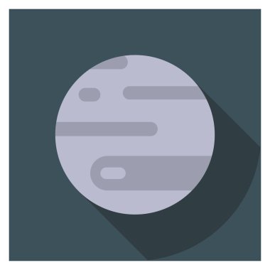 Planets Flat icons for planet  & galaxy 