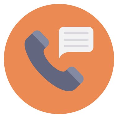 Hizmet & yardım satırı için İş Görüşmesi Düz simgeleri 