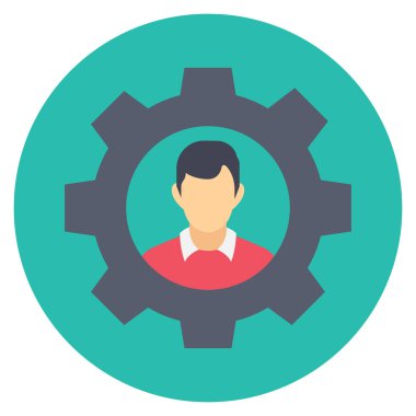 Management Flat icon  for configure & preference