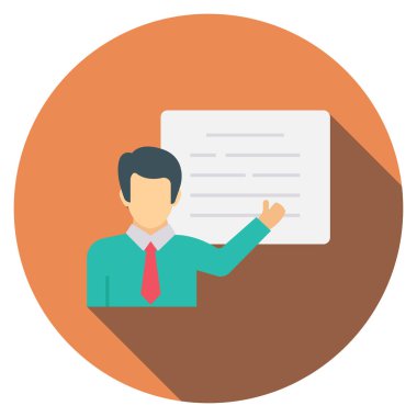 Yönetim kurulu toplantısı için Düz simge başlat 