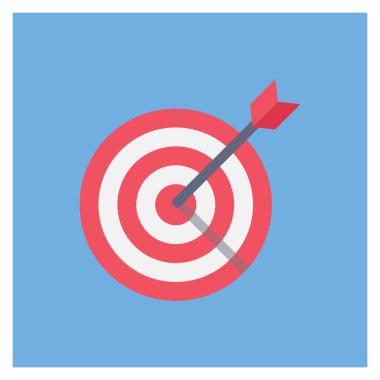 Hedef & başarı için Başlangıç Düz simgesi 