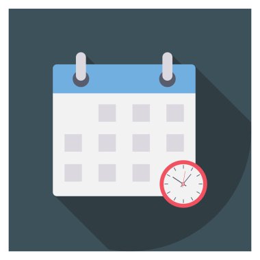 Tarih ve ay için Yönetim Düz simgesi 