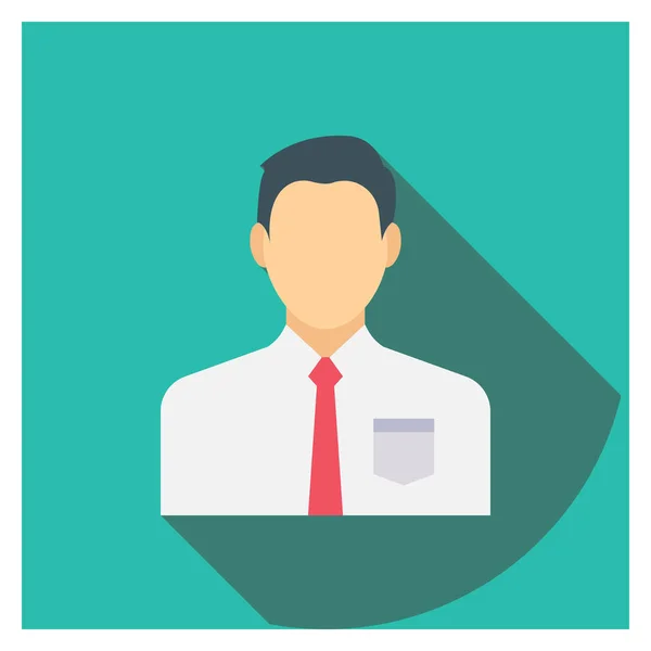 Job Interview Flat Icon Manager Professional — 스톡 벡터