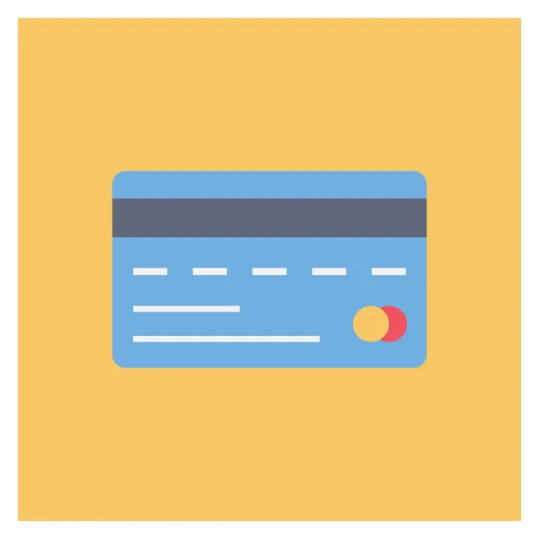 Money Flat Icons Card Debit Card — Stock Vector