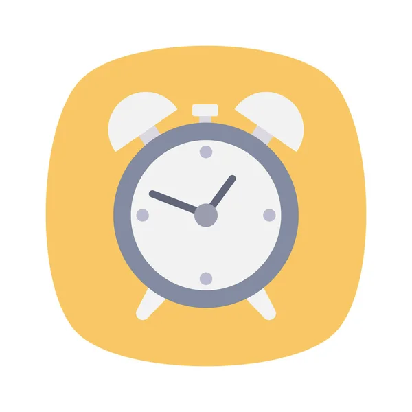 Día Noche Iconos Planos Para Alarma Mañana — Vector de stock