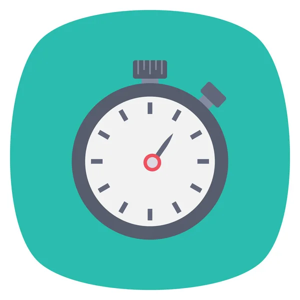 Management Flat Icon Clock Countdown — ストックベクタ