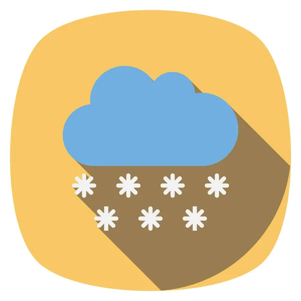 Weather Flat Icon Season Weather — Stock Vector