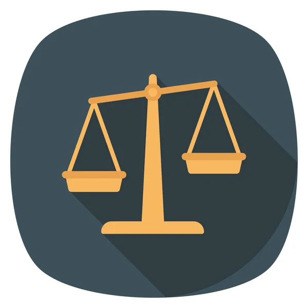 Ícone Plano Gestão Para Tribunal Justiça —  Vetores de Stock