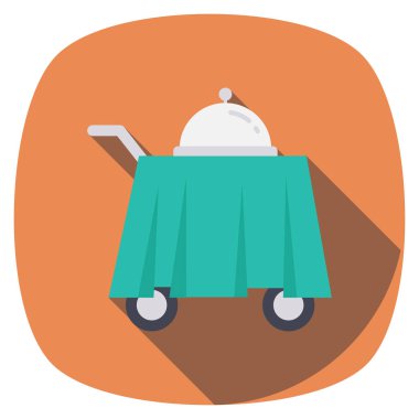 Tramvay & tabak için Mobilya Düz simgeleri