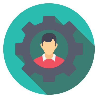 & Tercih için Yönetim Düz simgeleri