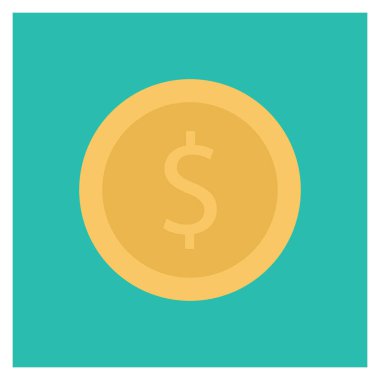 Para ve para birimi için Başlangıç Düz simgesi 