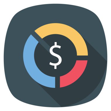 Grafik & raporu için Başlangıç Düz simgesi 