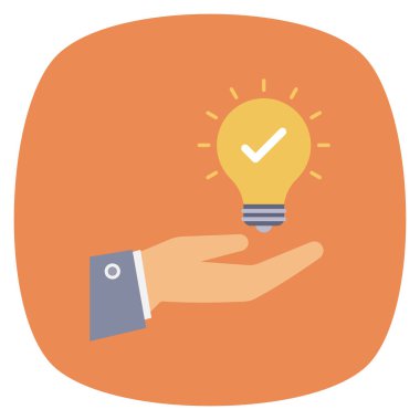 Düşünce & stratejisi için Başlangıç Düz simgesi 