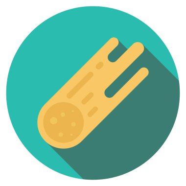 Planets Flat icons for fireball  & debris