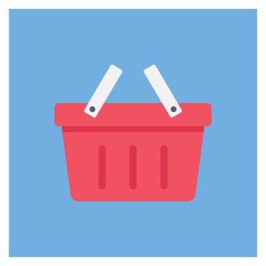 Tramvay & sepeti için Yönetim Düz simgesi 