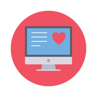 Tıbbi & rapor için sağlıklı yaşam Düz simgesi 