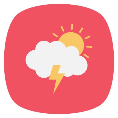 Işık & bulut için Hava Durumu Simgesi 