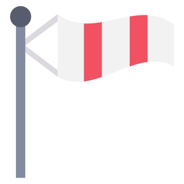 Uyarı & öngörüsü için Hava Durumu Düz simgesi