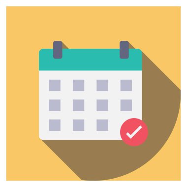 Tarih ve ay için İş Görüşmesi Düz simgesi 