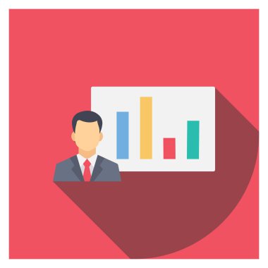 Grafik & çizelgesi için Yönetim Düz simgeleri