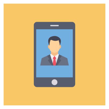 Profil & hesabı için Yönetim Düz simgesi 