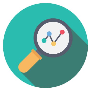 Grafik & araması için Yönetim Düz simgesi 