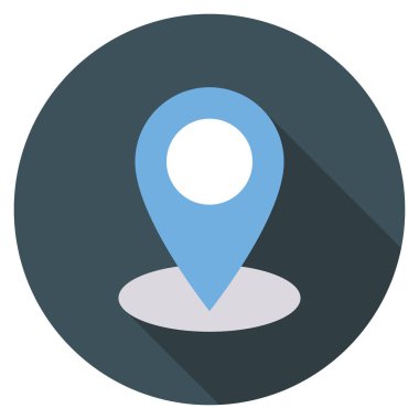 Startup Flat icons for map & location 