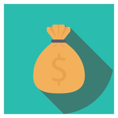 Money Flat icons for bag  & money 