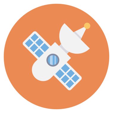 Planets Flat icons for connection &  communication