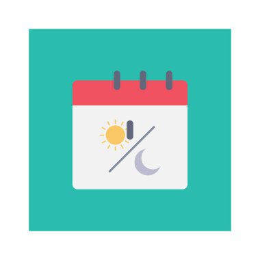 Tarih ve ay için Gündüz & Gece Düz simgeleri 